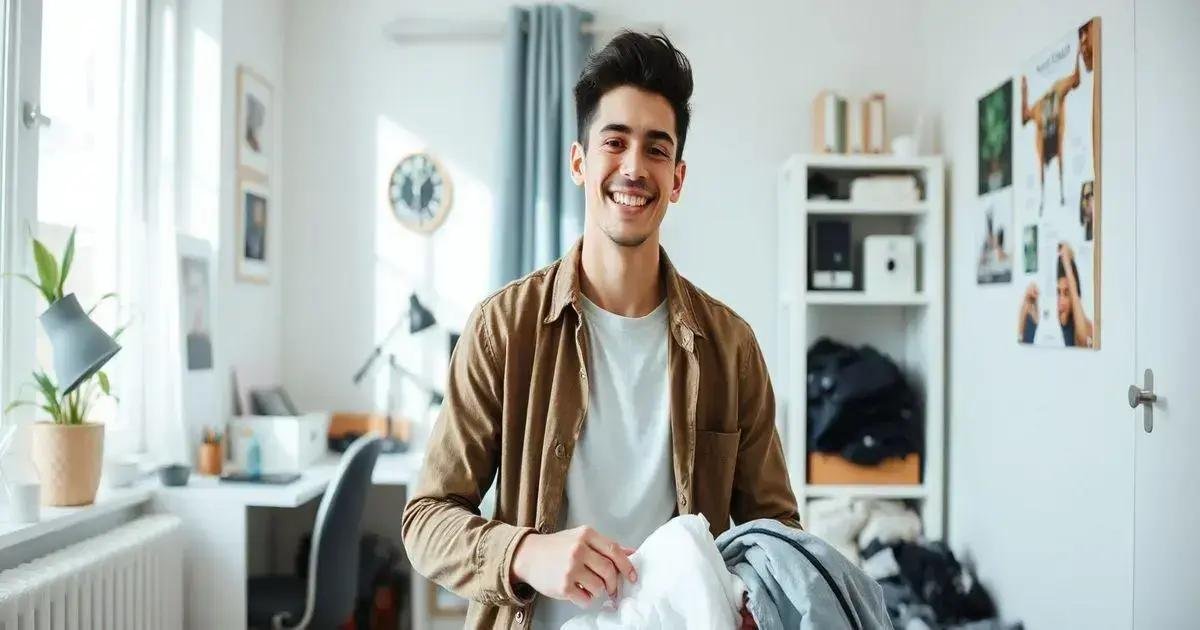 História de alguém que mudou de vida com organização minimalista