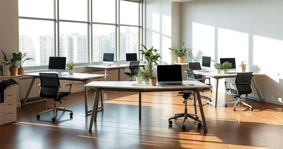 Como o minimalismo transforma ambientes de trabalho